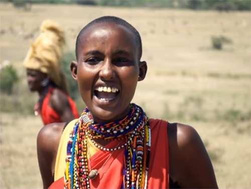 African Maasai people