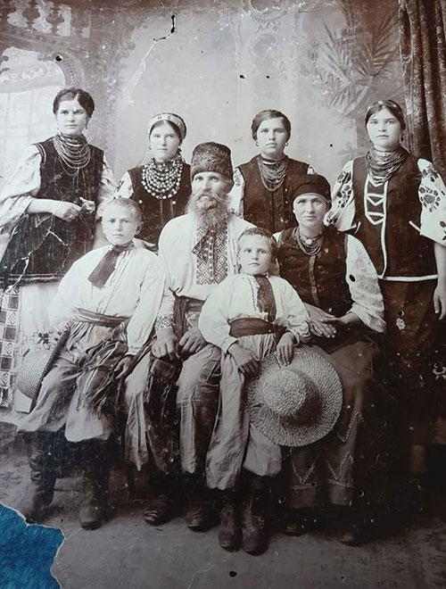 Ukrainian family from Kherson region southern Ukraine 1916