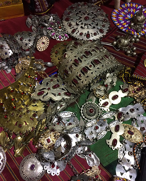 Turkmen traditional jewelry