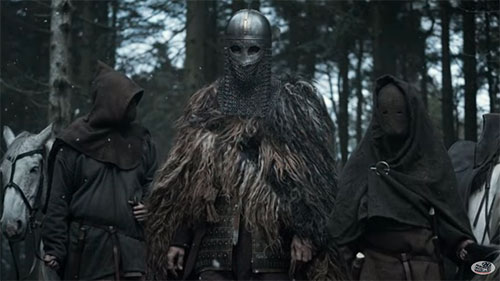Viking movie costumes in The Northman