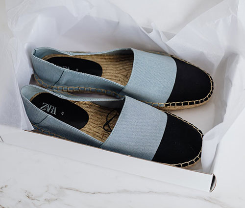 Espadrilles or alpargatas – very popular casual shoes from South America